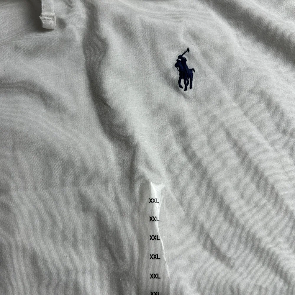 Polo Ralph Lauren Mens XXL White Lightweight Long Sleeve Hooded T-Shirt 2XL NWOT